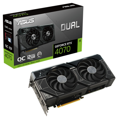 Asus GeForce RTX DUAL 4070 O12G, 12GB GDDR6X, DLSS 3