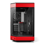 HYTE Y60 Dual Chamber Case Mid-Tower, Tempered Glass - Rosso