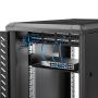 StarTech.com Ripiano universale standard per armadio server a rack di colore nero