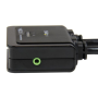 StarTech.com Switch KVM cavo HDMI USB 2 porte con audio e switch remoto – Alimentazione USB