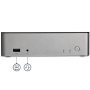 StarTech.com Docking Station USB-C per portatili con bay da 2,5" - Power Delivery 60W e MST - 4K