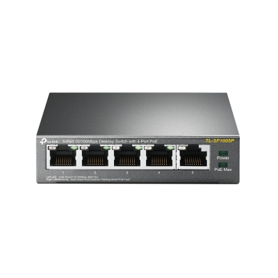 TP-Link TL-SF1005P Non gestito Fast Ethernet (10/100) Supporto Power over Ethernet (PoE) Nero