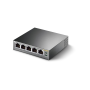 TP-Link TL-SG1005P Non gestito Gigabit Ethernet (10/100/1000) Supporto Power over Ethernet (PoE) Nero
