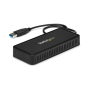 StarTech.com USB 3.0 Mini Dock - Dual Monitor USB-A Docking Station con DisplayPort 4K 60Hz e Gigabit Ethernet - Cavo di 30 cm -