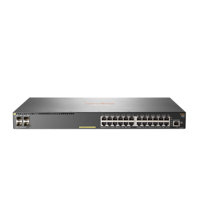 Aruba 2930F 24G PoE+ 4SFP Gestito L3 Gigabit Ethernet (10/100/1000) Supporto Power over Ethernet (PoE) 1U Grigio