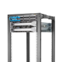StarTech.com Armadio Server Rack con 4 staffe a Telaio Aperto 18U con profondità regolabile da 59-104cm - Rack per apparecchiat