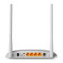 TP-Link TD-W8961N router wireless Fast Ethernet Banda singola (2.4 GHz) Grigio, Bianco