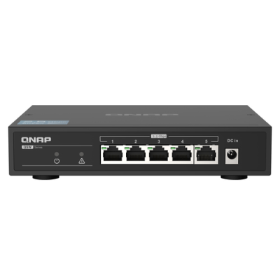 QNAP QSW-1105-5T switch di rete Non gestito Gigabit Ethernet (10/100/1000) Nero