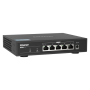 QNAP QSW-1105-5T switch di rete Non gestito Gigabit Ethernet (10/100/1000) Nero