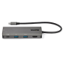 StarTech.com Adattatore multiporta USB C da viaggio - Convertitore video USB type-C HDMI 4K 30Hz - Mini docking station USB tipo