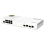 QNAP QSW-M2108-2C switch di rete Gestito L2 2.5G Ethernet (100/1000/2500) Grigio, Bianco