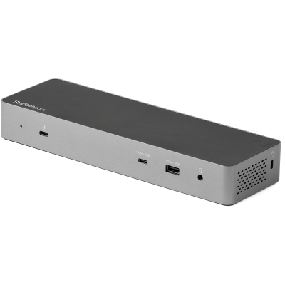StarTech.com Dock Thunderbolt 3 compatibile con USB-C - Doppio monitor 4K 60Hz DisplayPort 1.4 o doppio display HDMI - Laptop Do
