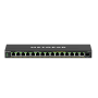 NETGEAR GS316EP-100PES switch di rete Gestito Gigabit Ethernet (10/100/1000) Supporto Power over Ethernet (PoE) Nero