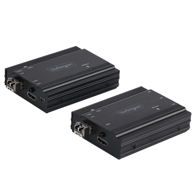 StarTech.com Extender HDMI Fibra Ottica - Kit trasmettitore/ricevitore audio video HDMI 4K e USB - 300m (MultiModale) - Estensor