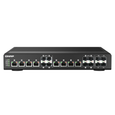 QNAP QSW-IM1200-8C switch di rete Gestito L2 Nessuno Nero