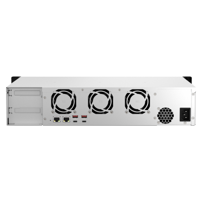 QNAP TS-873AEU-4G server NAS e di archiviazione Armadio (2U) Collegamento ethernet LAN Nero V1500B