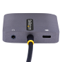 StarTech.com Adattatore USB-C a VGA/HDMI, Adattatore Multiporta USB Type-C a VGA/HDMI 4K 60Hz HDR con Uscita Audio da 3,5 mm Com