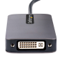 StarTech.com Adattattore USB C a HDMI DVI o VGA, Adattatore video multiporta fino a 4K 60Hz, Compatibile con Thunderbolt 3 e 4, 