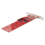 StarTech.com Adattatore PCI Express M.2 NVMe - Scheda Adattatore PCIe 4.0 x8 x16 a Doppio SSD M.2 NVMe or AHCI, 7.8Gbps per disc