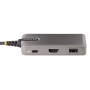 StarTech.com Adattatore Multiporta USB-C - Docking Station USB Type C HDMI 4K 60Hz con Hub a 3 Porte USB - PD 100W Pass-Trough -