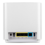 ASUS ZenWiFi AX XT8 (W-1-PK) router wireless Gigabit Ethernet Banda tripla (2.4 GHz/5 GHz/5 GHz) Bianco
