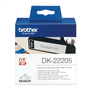 Brother DK-22205 nastro per etichettatrice Nero su bianco