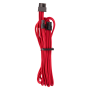 Corsair Premium Sleeved PCIe cable, Type 4 (Generation 4) - Rosso