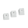 Glorious PC Gaming Race  GPBT Keycaps - 114 Tasti in PBT, ANSI, Layout US, Arctic White